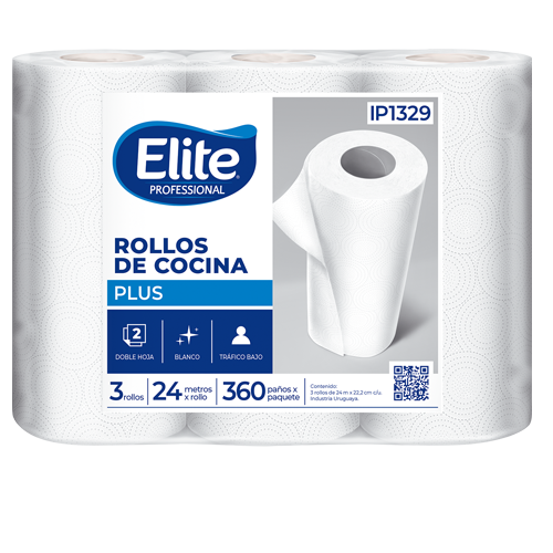 Productos - Toallas de papel - Rollos de cocina - Rollos de Cocina Plus -  Elite Professional - Argentina